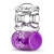 Фиолетовое эрекционное виброкольцо Pleaser Rechargeable C-Ring - Blush Novelties - в Курске купить с доставкой