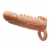 Телесная удлиняющая насадка Penis Sleeve Emmitt - 17 см. - Baile - в Курске купить с доставкой
