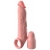 Телесная насадка-удлинитель 2 Inch Silicone X-tension with Strap - 20,3 см. - Pipedream - в Курске купить с доставкой