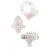 Набор из 3 прозрачных эрекционных колец с вибрацией Teasers Ring Kit - Chisa - в Курске купить с доставкой