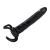 Чёрная насадка-фаллос для двойного проникновения INFLATABLE DILDO SLIM DONG  - 13,5 см. - Toyz4lovers - в Курске купить с доставкой