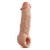 Телесная насадка-удлинитель Intrepid 9.25 Inch Realistic Penis Extender Sleeve - 23,5 см. - Blush Novelties - в Курске купить с доставкой