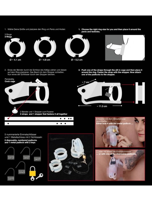 Набор для мужского пояса верности Cock Cage Set - Orion - купить с доставкой в Курске