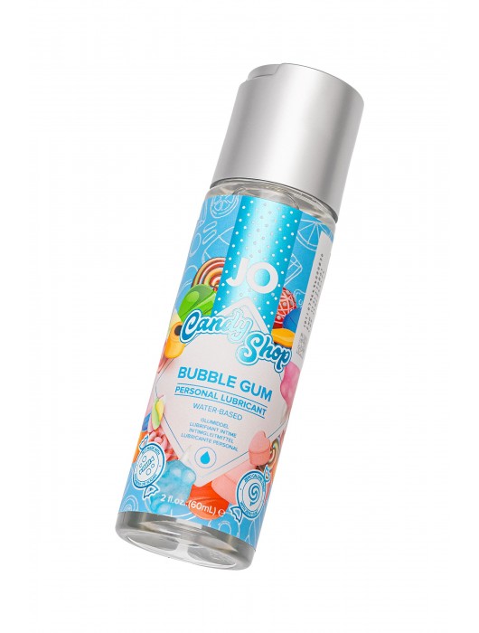 Смазка на водной основе Candy Shop Bubblegum с ароматом жвачки - 60 мл. - System JO - купить с доставкой в Курске