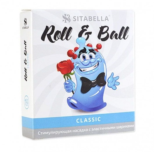 стимулирующий презерватив-насадка Roll   Ball Classic - Sitabella - купить с доставкой в Курске