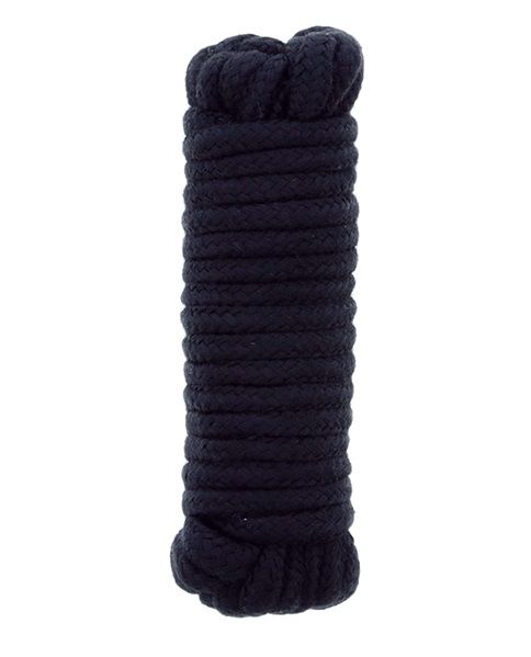 Чёрная веревка для связывания BONDX LOVE ROPE - 5 м. - Dream Toys - купить с доставкой в Курске