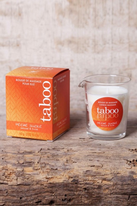 Массажное аромамасло с афродизиаками для женщин RUF Taboo Peche sucre - 60 гр. - RUF - купить с доставкой в Курске