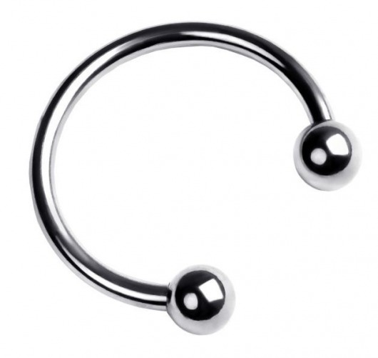 Серебристая подкова на головку пениса - ToyFa - купить с доставкой в Курске