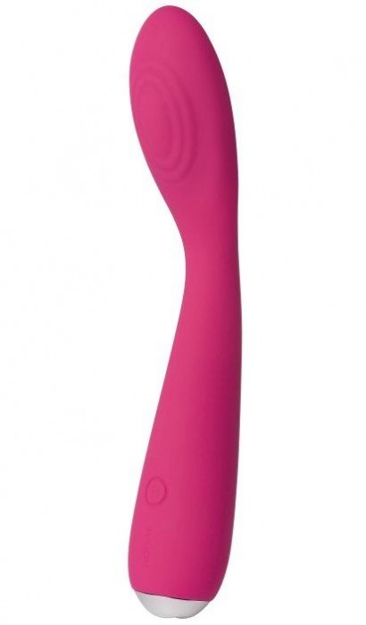 Ярко-розовый G-стимулятор IRIS Clitoral   G-spot Vibrator - 18 см. - Svakom