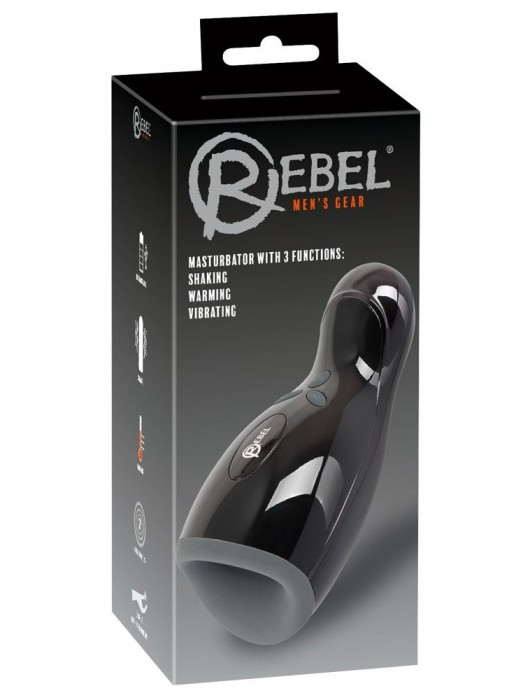Черный мастурбатор Rebel Masturbator с нагревом - Orion - в Курске купить с доставкой