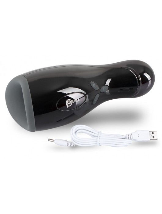Черный мастурбатор Rebel Masturbator с нагревом - Orion - в Курске купить с доставкой