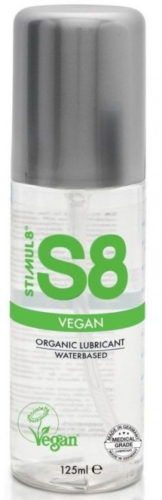Веганский лубрикант на водной основе S8 Vegan Lube - 125 мл. - Stimul8 - купить с доставкой в Курске
