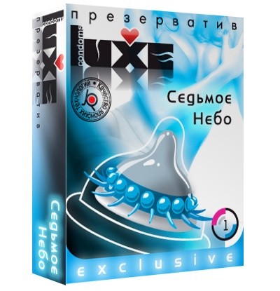 Презерватив LUXE  Exclusive  Седьмое небо  - 1 шт. - Luxe - купить с доставкой в Курске