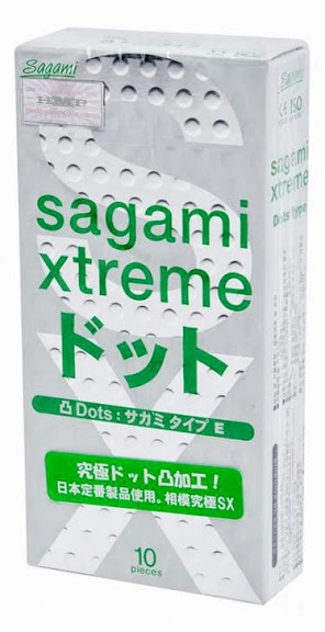 Презервативы Sagami Xtreme Type-E с точками - 10 шт. - Sagami - купить с доставкой в Курске