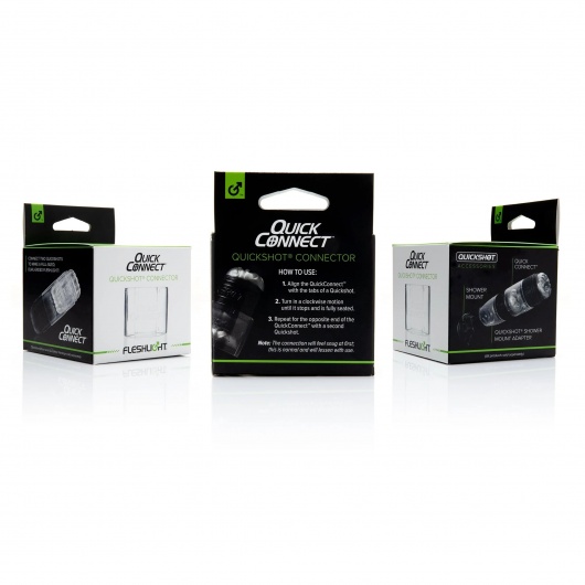 Коннектор для мастурбаторов серии Quickshot - Quick Connect - Fleshlight - в Курске купить с доставкой