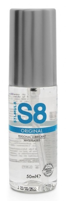 Универсальный лубрикант на водной осноdе S8 Original Lube - 50 мл. - Stimul8 - купить с доставкой в Курске