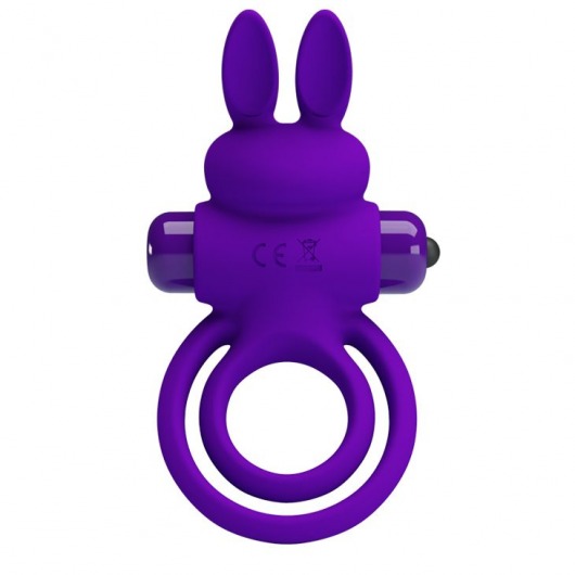 Фиолетовое эрекционное кольцо с вибростимуляцией клитора Vibrant Penis Ring III - Baile - в Курске купить с доставкой