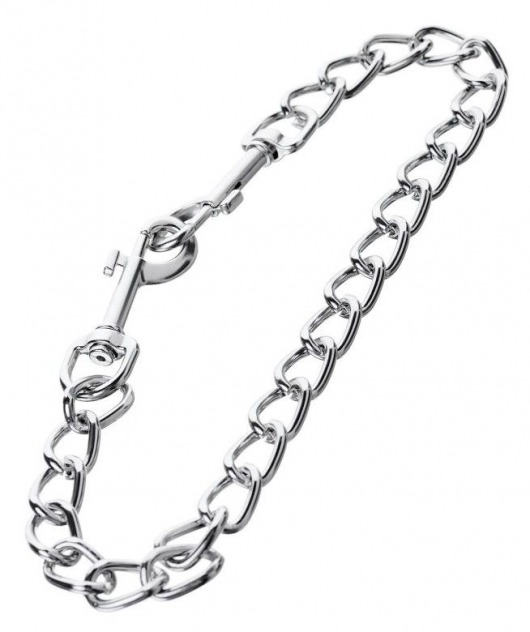 Серебристая соединительная цепочка с двумя карабинами - ToyFa - купить с доставкой в Курске