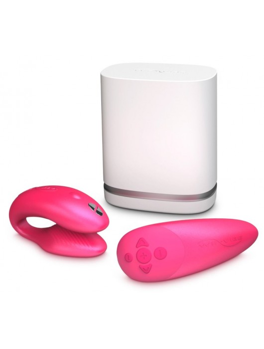 Розовый вибратор для пар We-Vibe Chorus - We-vibe