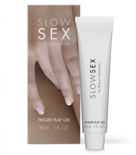 Гель для мастурбации с ароматом кокоса Slow Sex Finger Play Gel - 30 мл. - Bijoux Indiscrets - купить с доставкой в Курске