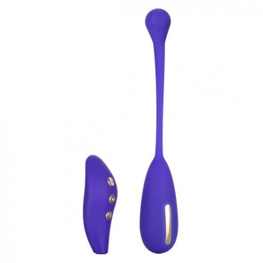 Фиолетовый шарик с электростимуляцией и вибрацией Intimate E-Stimulator Remote Kegel Exerciser - California Exotic Novelties - купить с доставкой в Курске