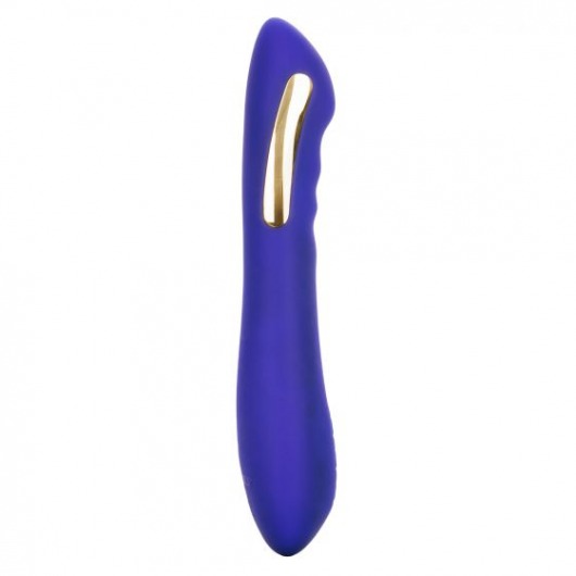 Фиолетовый вибратор с электростимуляцией Intimate E-Stimulator Petite Wand - 18,5 см. - California Exotic Novelties - купить с доставкой в Курске