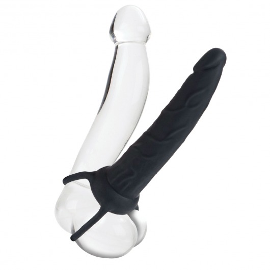 Насадка на пенис Silicone Love Rider Dual Penetrator для двойного проникновения - 14 см. - California Exotic Novelties - в Курске купить с доставкой