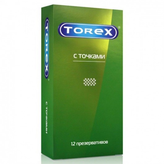 Текстурированные презервативы Torex  С точками  - 12 шт. - Torex - купить с доставкой в Курске