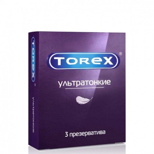 Презервативы Torex  Ультратонкие  - 3 шт. - Torex - купить с доставкой в Курске