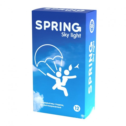 Ультратонкие презервативы SPRING SKY LIGHT - 12 шт. - SPRING - купить с доставкой в Курске