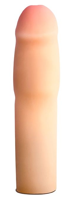 Телесная насадка-удлинитель на пенис PERFORMANCE 1.5INCH COCK XTENDER - 16 см. - Blush Novelties - в Курске купить с доставкой