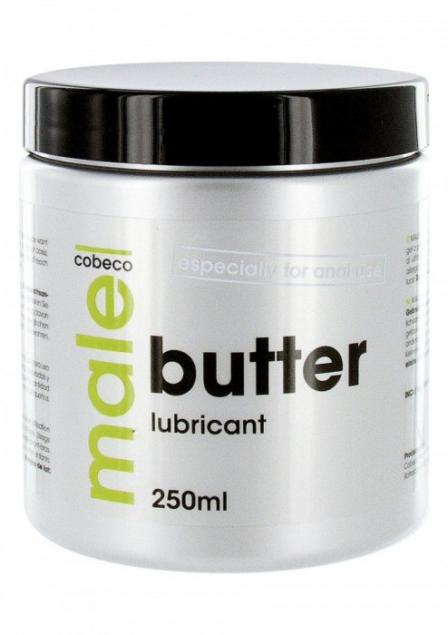 Анальный лубрикант MALE Cobeco Butter Lubricant - 250 мл. - Cobeco - купить с доставкой в Курске