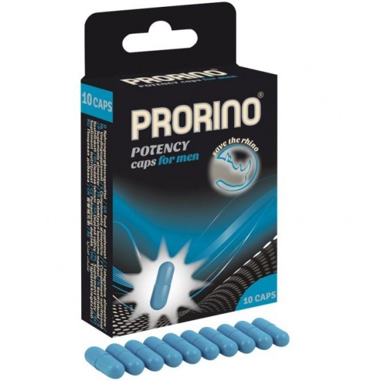 БАД для мужчин ero black line PRORINO Potency Caps for men - 10 капсул - Ero - купить с доставкой в Курске