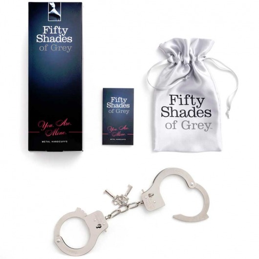 Металлические наручники Metal Handcuffs - Fifty Shades of Grey - купить с доставкой в Курске