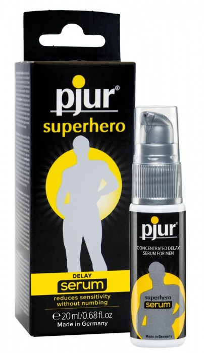 Сыворотка-пролонгатор pjur SUPERHERO Delay Serum - 20 мл. - Pjur - купить с доставкой в Курске