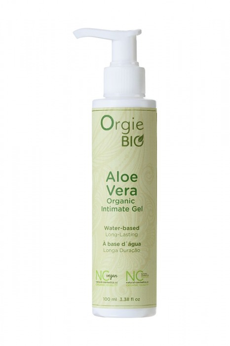 Органический интимный гель ORGIE Bio Aloe Vera с экстрактом алоэ вера - 100 мл. - ORGIE - купить с доставкой в Курске