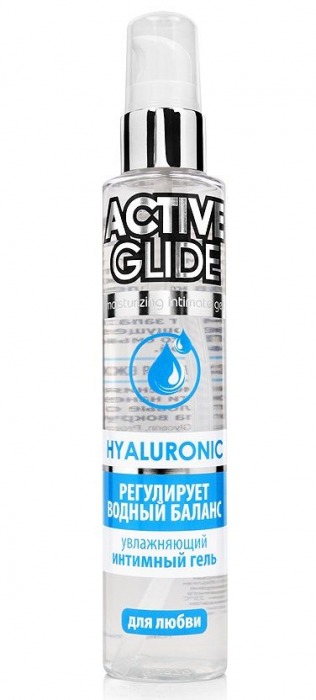 Увлажняющий интимный гель Active Glide Hyaluronic - 100 гр. - Биоритм - купить с доставкой в Курске