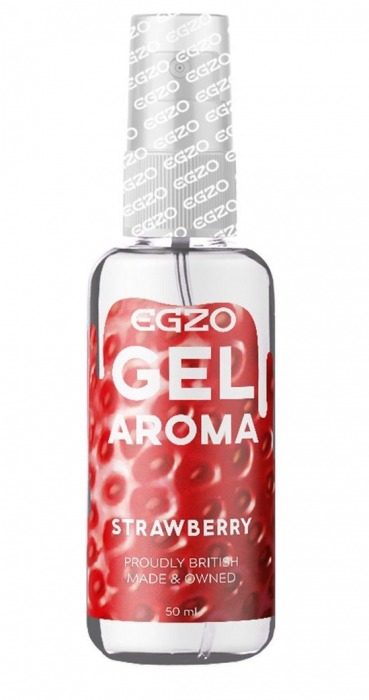 Интимный лубрикант EGZO AROMA с ароматом клубники - 50 мл. - EGZO - купить с доставкой в Курске