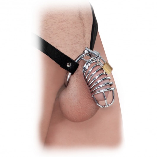 Кольцо верности Extreme Chastity Belt с фиксацией головки - Pipedream - купить с доставкой в Курске