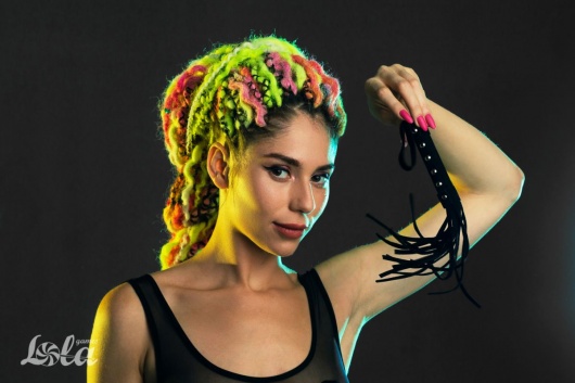 Черная плеть Fling - 27 см. - Lola Games - купить с доставкой в Курске