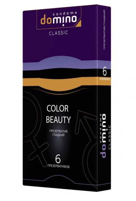 Разноцветные презервативы DOMINO Colour Beauty - 6 шт. - Domino - купить с доставкой в Курске