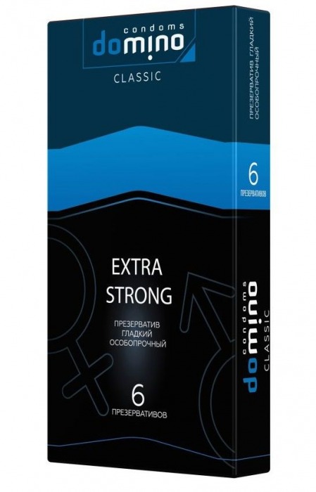 Суперпрочные презервативы DOMINO Extra Strong - 6 шт. - Domino - купить с доставкой в Курске