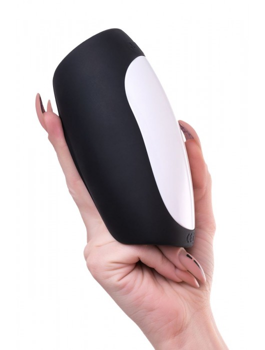 Черно-белый перезаряжаемый мастурбатор Erotist Hailstorm - Erotist Adult Toys - в Курске купить с доставкой