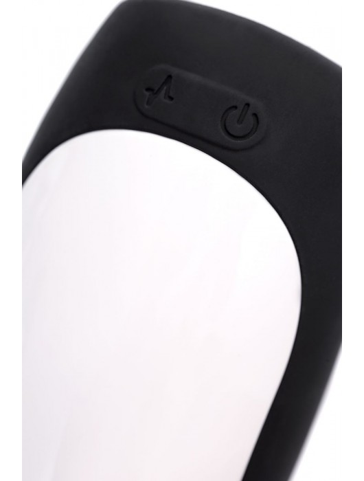 Черно-белый перезаряжаемый мастурбатор Erotist Hailstorm - Erotist Adult Toys - в Курске купить с доставкой