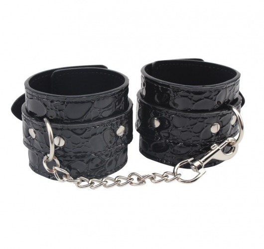 Черные наручники Be good Wrist Cuffs - Chisa - купить с доставкой в Курске