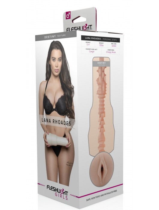 Мастурбатор-вагина Fleshlight Girls - Lana Rhoades Destiny - Fleshlight - в Курске купить с доставкой