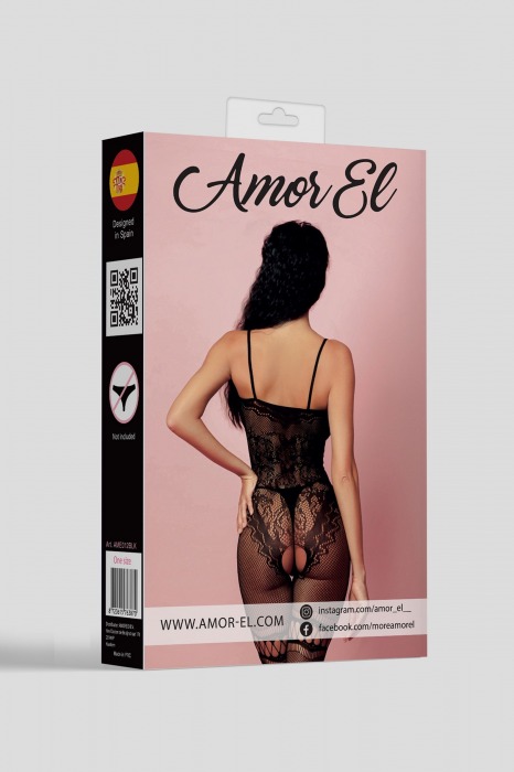 Кэтсьюит-сетка Valencia с интимным доступом - Amor El купить с доставкой