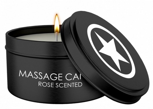 Массажная свеча с ароматом розы Massage Candle - Shots Media BV - купить с доставкой в Курске