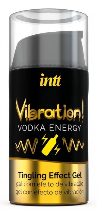 Жидкий интимный гель с эффектом вибрации Vibration! Vodka Energy - 15 мл. - INTT - купить с доставкой в Курске