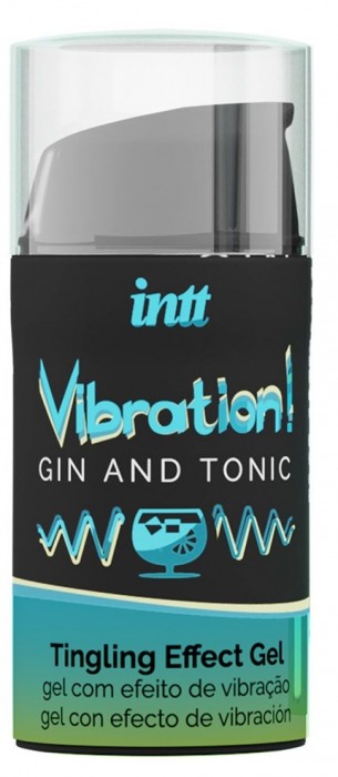 Жидкий интимный гель с эффектом вибрации Vibration! Gin   Tonic - 15 мл. - INTT - купить с доставкой в Курске